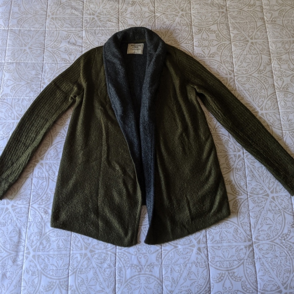 Abercrombie & Fitch | Olive Green Cardigan